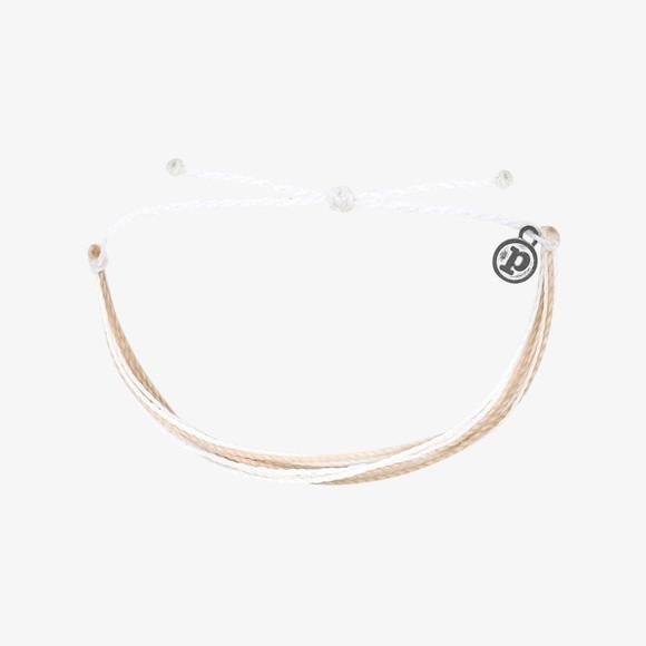 Pura Vida Beige String Bracelet - Picture 1 of 6